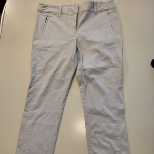 LOFT Modern Skinny Ankle Pants in Light Gray